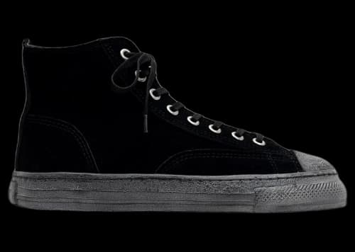 Maison Mihara Yasuhiro x MASSES General Scale Past Sole Suede High Black