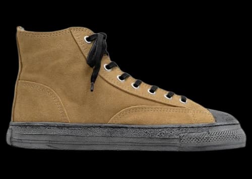 Maison Mihara Yasuhiro x MASSES General Scale Past Sole Suede High Brown