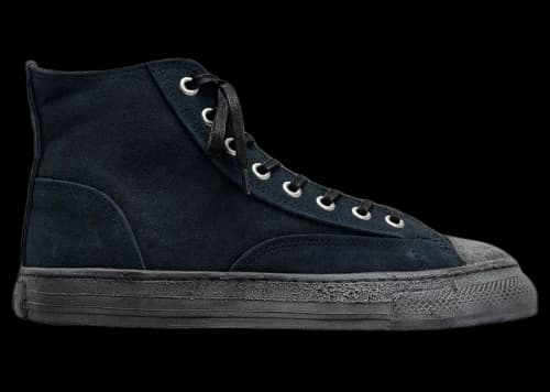 Maison Mihara Yasuhiro x MASSES General Scale Past Sole Suede High Navy