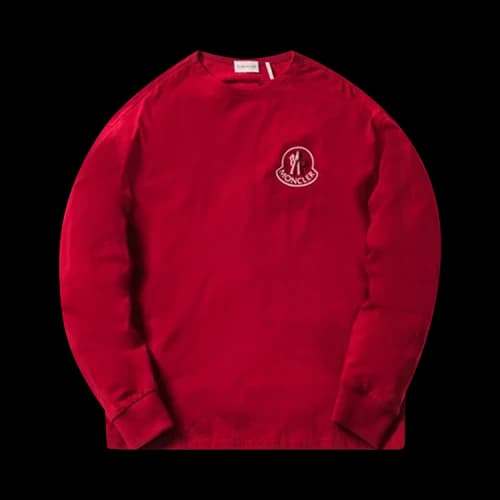 Moncler Genius x Kith Long-Sleeve Tee 'Red'