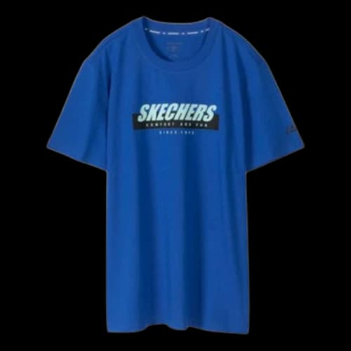 Skechers Printing Short Sleeve t Blue