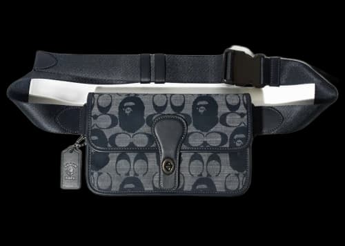 Coach x BAPE Turnlock Tab Belt Bag Navy