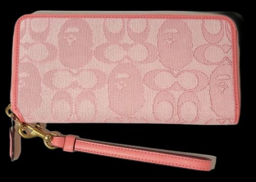 Coach x BAPE Phone Wallet Pink