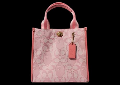 Coach x BAPE Canvas Tote 22 Pink