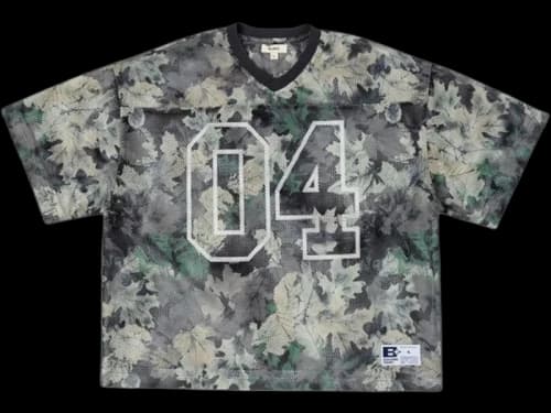 BLDG4 Hyper SS Knit Leaf Tee Camo