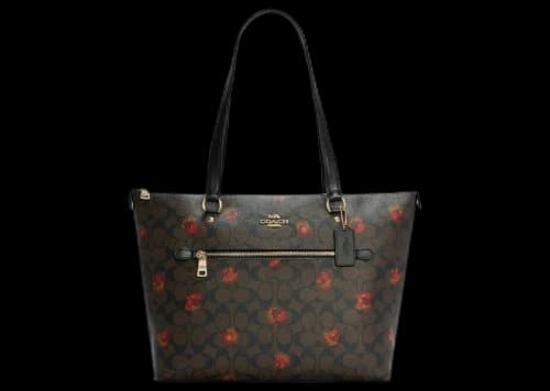 Coach Gallery Tote Bag Poppy Floral