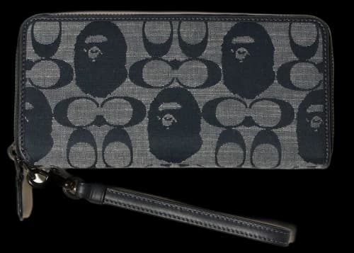 Coach x BAPE Phone Wallet Navy