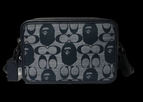 Coach x BAPE Box Crossbody Navy