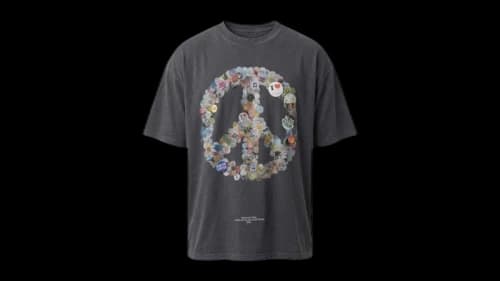 BLDG4 Rockefeller S/S Knit Charcoal Art T-Shirt Charcoal