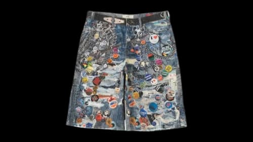 BLDG4 Acropolis Kitchen Sink Shorts Denim