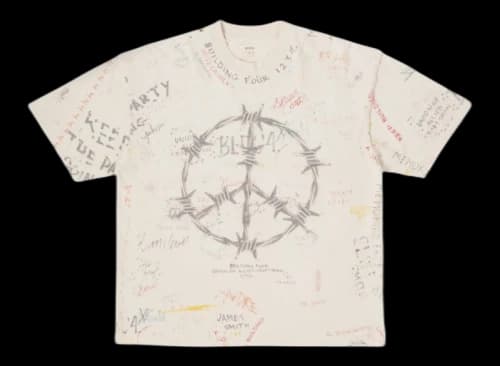 BLDG4 The Centre T-shirt Antique White