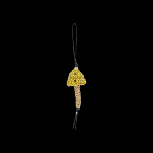 Loewe Mushroom Charm 'Yellow/Natural'