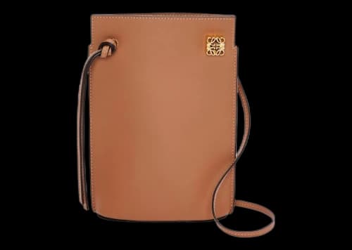 LOEWE Dice Pocket in Classic Calfskin Tan