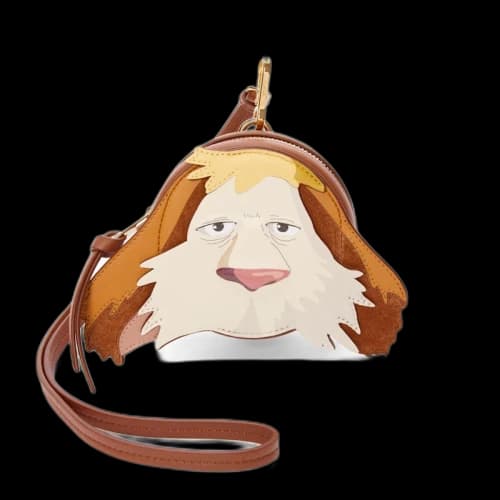 LOEWE x Howls Heen Cookie Pouch In Classic Calfskin Rust