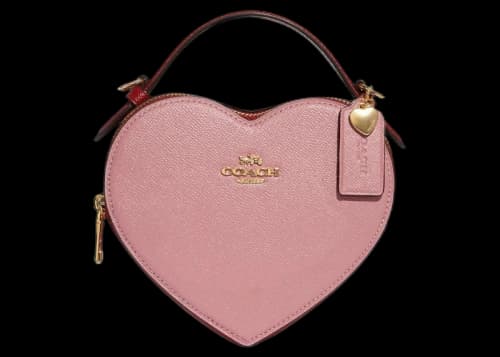 Coach Heart Crossbody True Pink