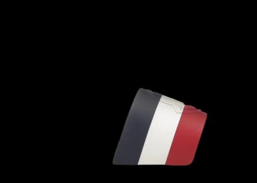Moncler Basile Pool Slides White Tricolour