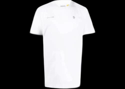 Moncler Logo Print Oversized T-shirt White
