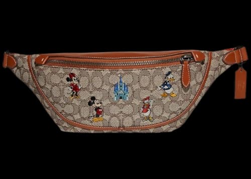 Coach x Disney League Belt Bag Cocoa/Multi