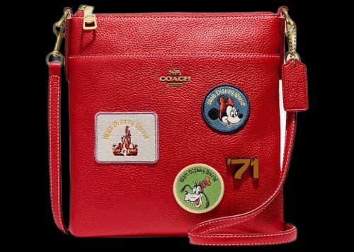 Coach x Disney Kitt Messenger Crossbody Electric Red