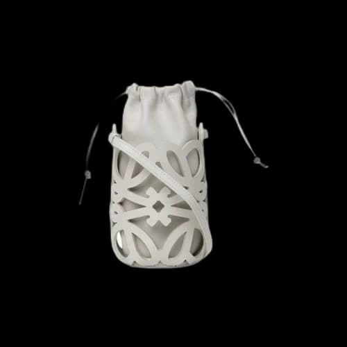 Loewe Anagram Cut Out Monogram Bag 'White'