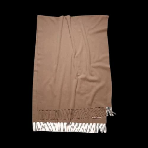 Acne Studios Fringe Wool Scarf 'Caramel Brown'