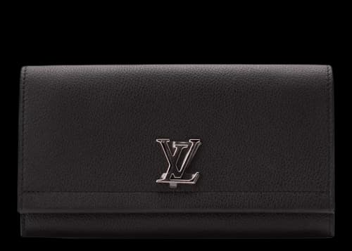 Louis Vuitton Wallet Lockme II Noir Black