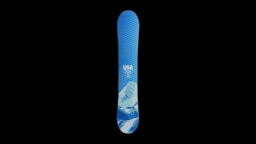 Kith CAPiTA Team USA 2026 Outerspace Living 148 Snowboard Blue