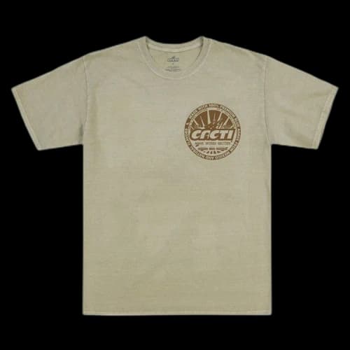 Cactus Jack by Travis Scott Painted Sign Tee 'Sand'