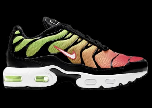 Nike Air Max Plus Black Green Strike Flash Crimson White (PS)
