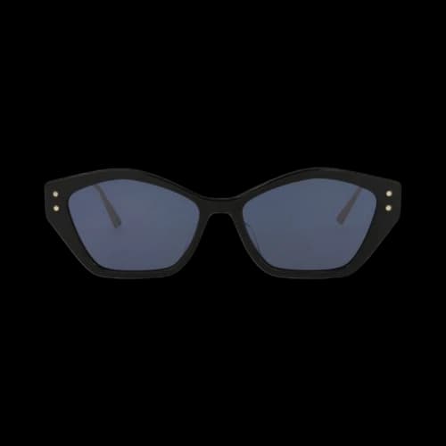 Dior Cat Eye Sunglasses 'Black/Gold/Blue'