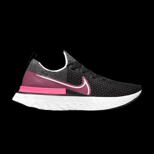 Nike React Infinity Run Flyknit 'Black Pink Blast' (Women's)