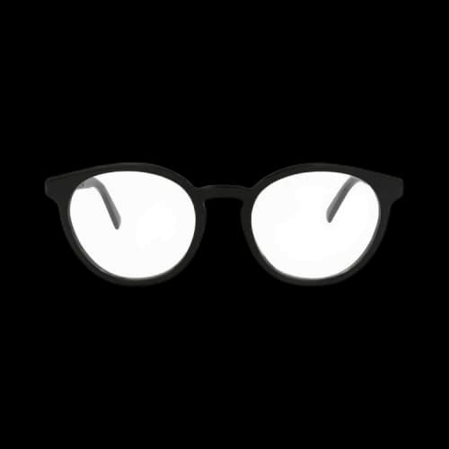 Dior Round Optical Glasses 'Black/Transparent'