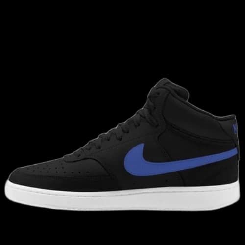 Nike Court Vision Mid Shoes Black/Blue