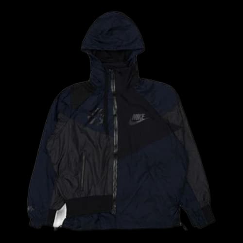 Nike x sacai Hooded Anorak Splicing Hooded Jacket 'Black' (Women's)