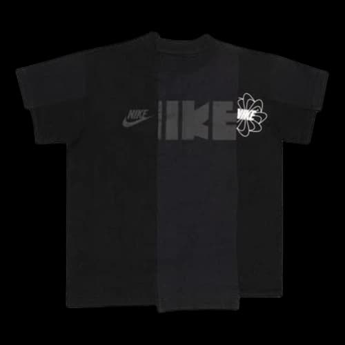 Nike x sacai NRG Splicing Logo T-Shirt 'Black' (Women's)