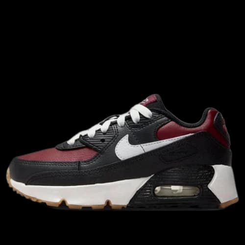 (PS) Nike Air Max 90 'Black Team Red Gum Light Brown White'