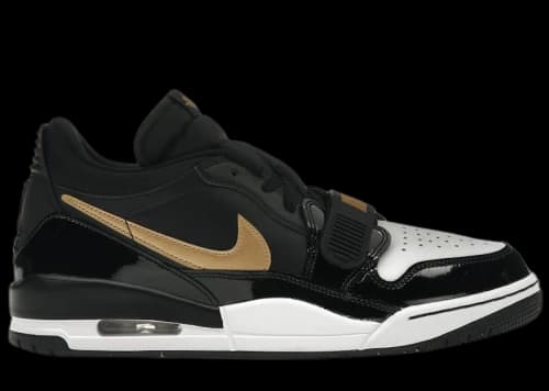 Jordan Legacy 312 Low Black Metallic Gold