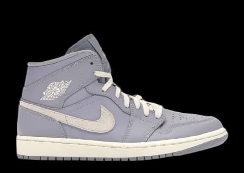 Jordan 1 Mid Atmosphere Grey Pale Ivory (Women's)
