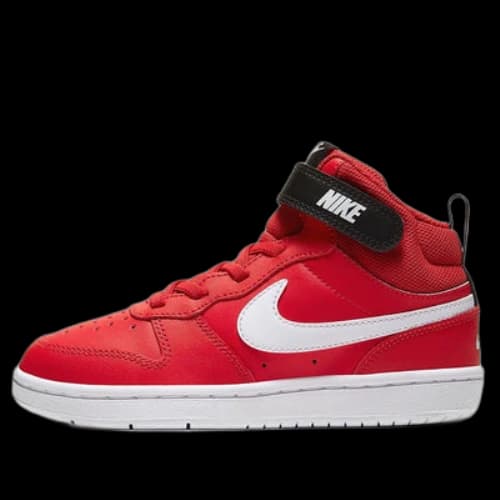 (PS) Nike Court Borough Mid 2 'Red Black White'