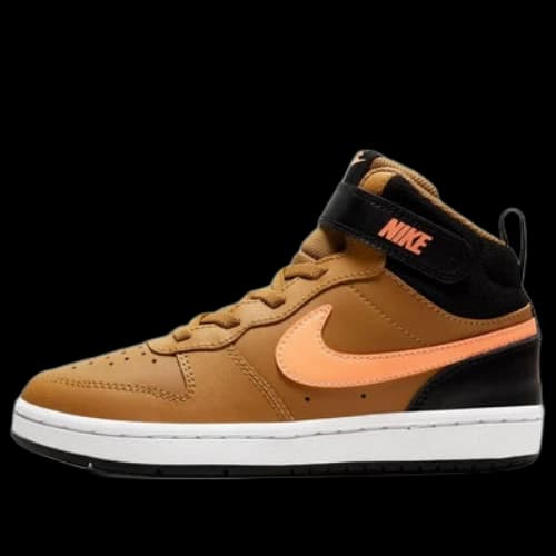 (PS) Nike Court Borough Mid 2 'Yellow Black White'