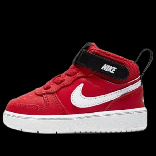 (TD) Nike Court Borough Mid 2 'Red Black White'