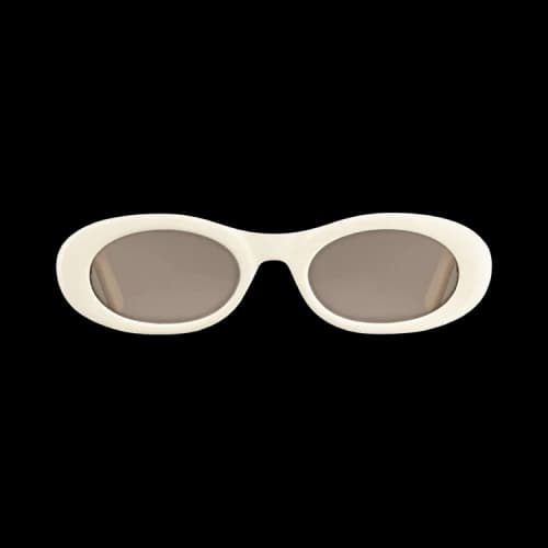 Dior Diamond Oval Sunglasses 'Brown'