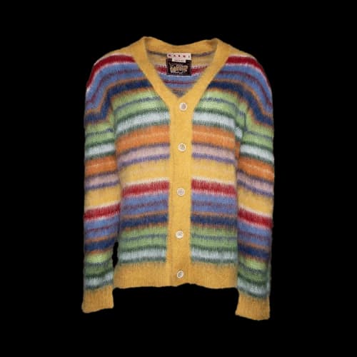 Marni V-Neck Long-Sleeve Cardigan 'Multicolor'