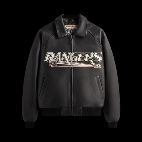 Kith x Avirex For The New York Rangers Bomber Jacket 'Black'