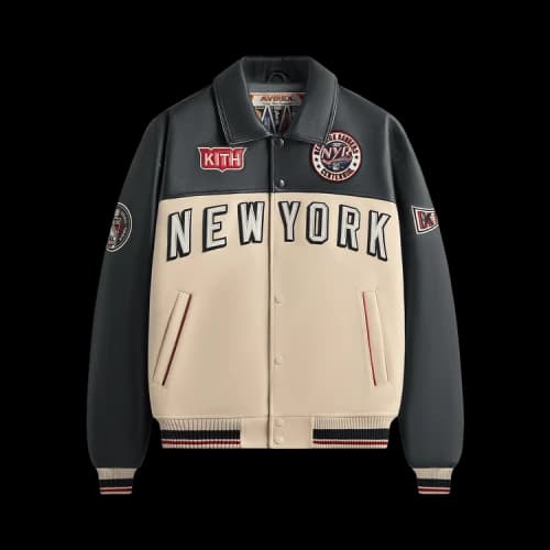 Kith x Avirex For The New York Rangers Bomber Jacket 'Navy'