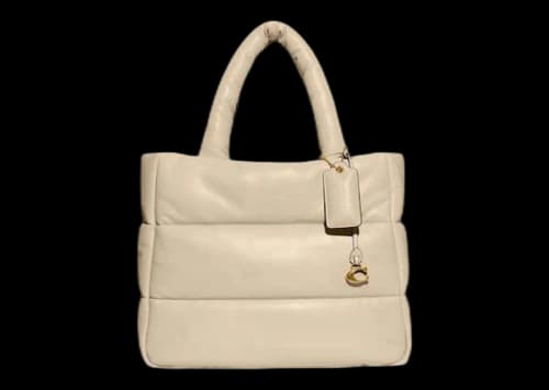 Coach Tote Pillow Pewter/Ice Purple