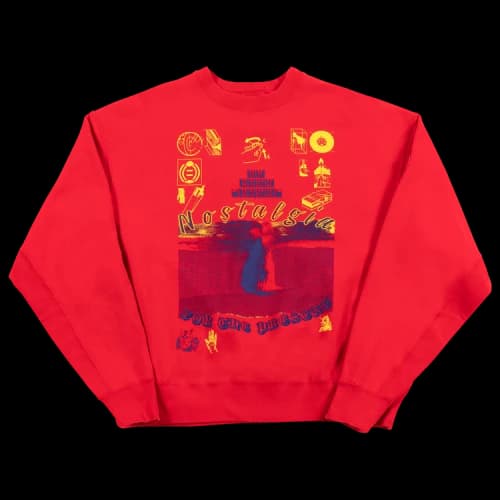 Cav Empt Nostalgia Crewneck 'Red'