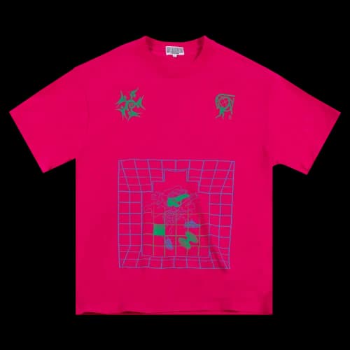 Cav Empt Overdye Fata Tee 'Magenta'