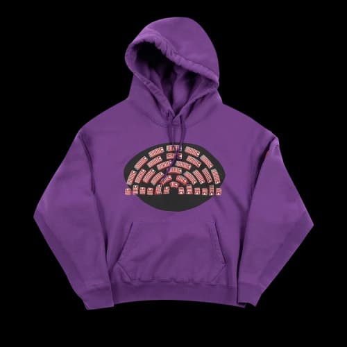 Cav Empt Structure Field Heavy Hoodie 'Purple'