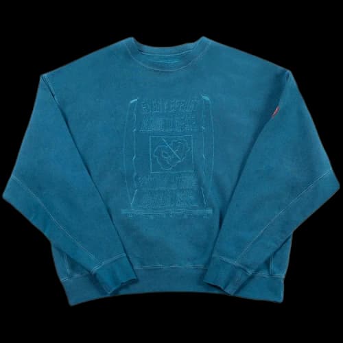 Cav Empt Overdye Imaginary Needs Crewneck 'Blue'